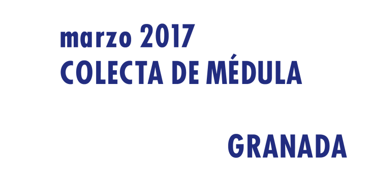 Registrarte como donante de médula en Granada en Marzo 2017