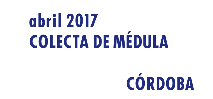 Registrarte como donante de médula en Córdoba en Abril 2017