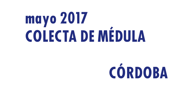Registrarte como donante de médula en Córdoba en Mayo 2017