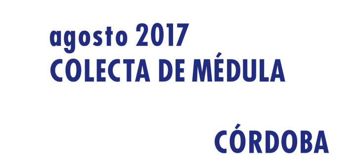 Registrarte como donante de médula en Córdoba en Agosto 2017
