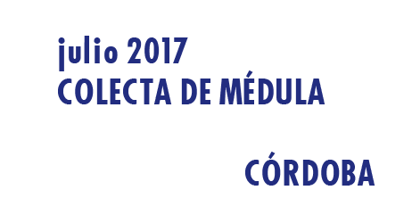 Registrarte como donante de médula en Córdoba en Julio 2017