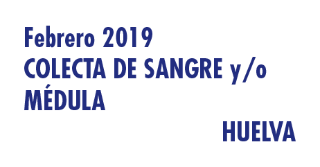 Registrarte como donante de médula en Huelva en Febrero 2019