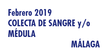 Registrarte como donante de médula en Málaga en Febrero 2019