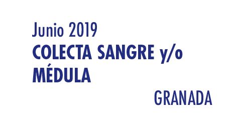 Registrarte como donante de médula en Granada en Junio 2019
